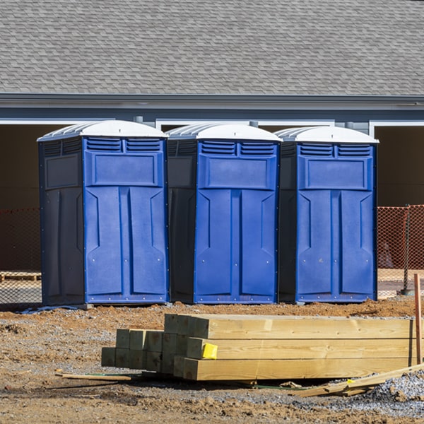 what is the expected delivery and pickup timeframe for the portable restrooms in Austin KY